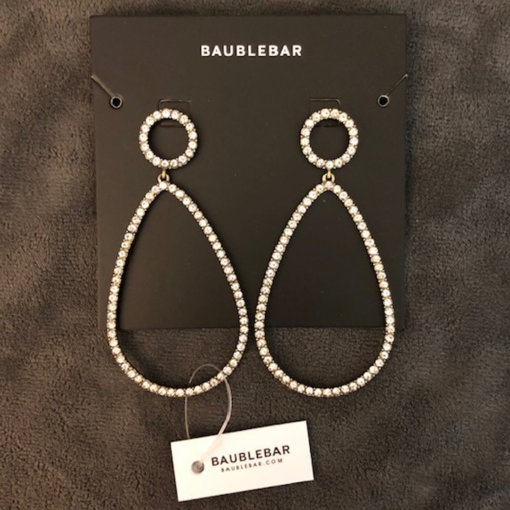 NEW BaubleBar Genevieve Hoop Earrings